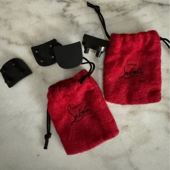 2 sets of Louboutin Boots Heel Caps - Picture 5 of 5